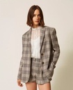 I26 BLAZER DE CUADROS Y LENTEJUELAS