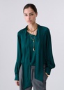 I26 BLUSA DE SATÉN CON LAZO