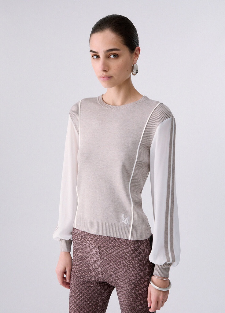 I26 JERSEY MANGAS GEORGETTE