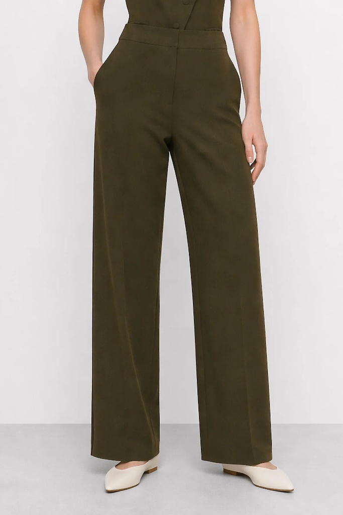 I26 PANTALÓN ANCHO (Kaki, 38)