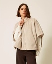 I26 PONCHO DE PAÑO CON CREMALLERA
