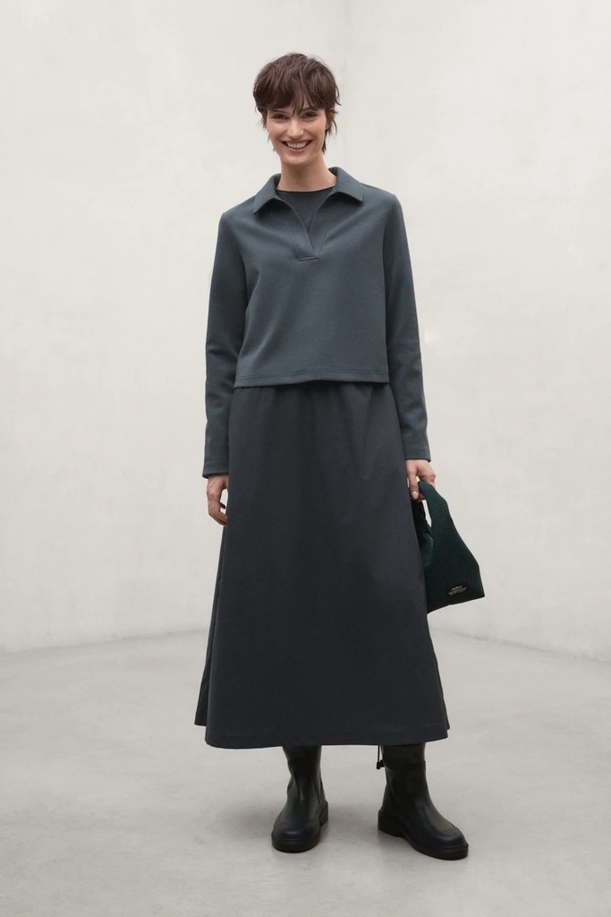 I26 VESTIDO LARGO CINTURA AJUSTABLE (S)