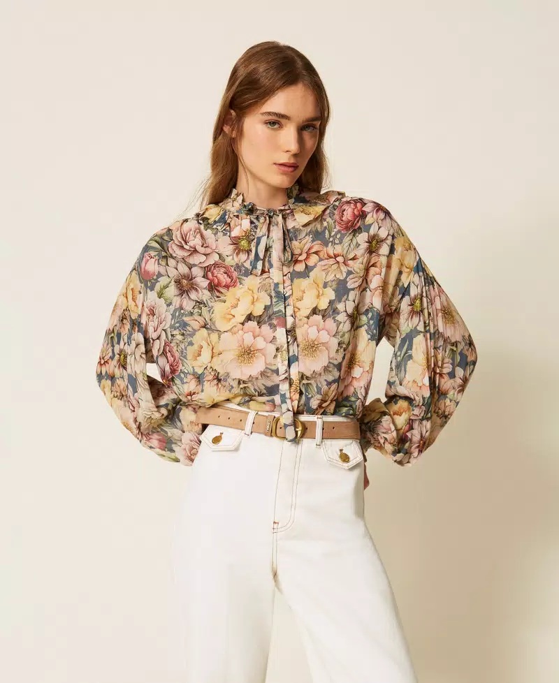 I26 CAMISA DE CREPÉ DE FLORES (40)